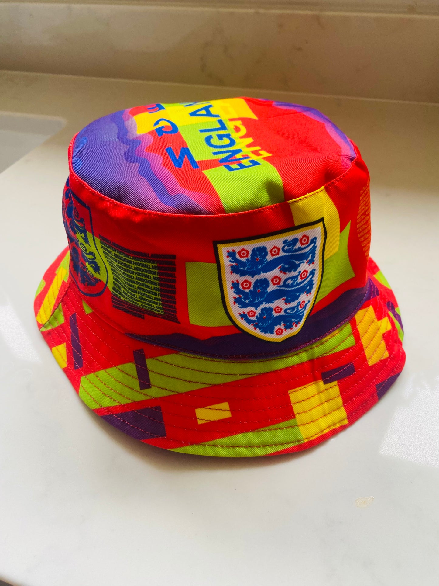 England Euro 96 Retro Bucket Hat